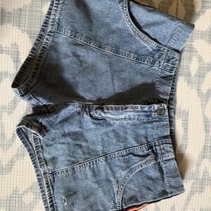 OP Blue Jean Shorts Classic Cut-Off Style